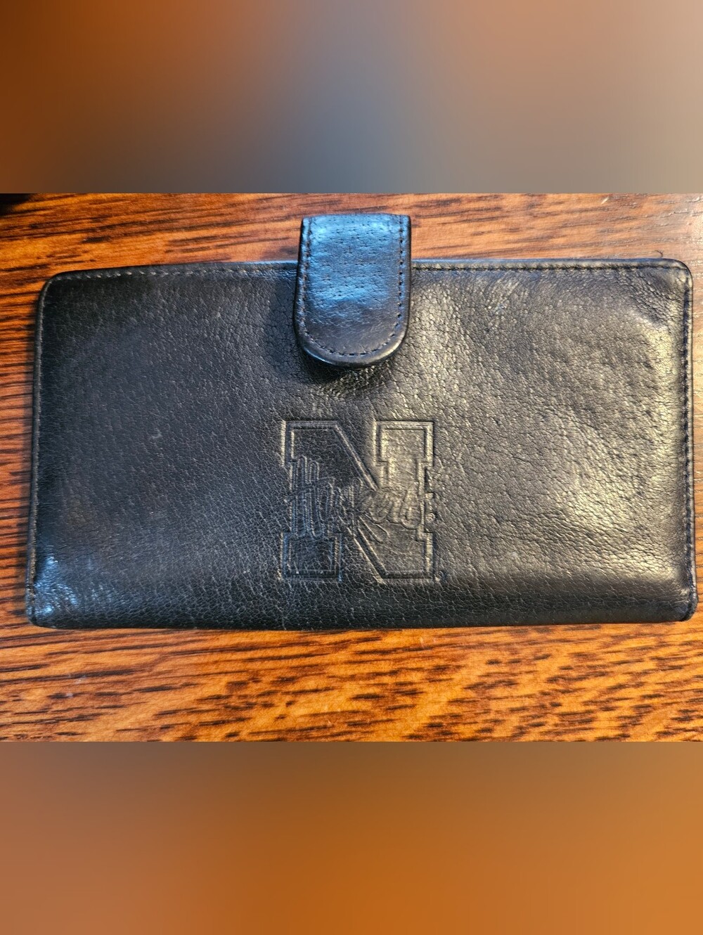 Nebraska Logo Leather Tote & Wallet - Picture 4 of 11
